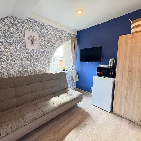 Classic Blue Studio-palanga Center, Private Bathroom No 31 *