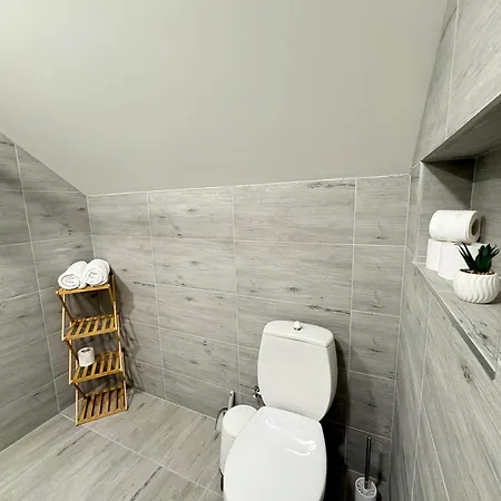 Classic Blue Studio-palanga Center, Private Bathroom No 31 Połąga