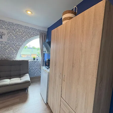 Classic Blue Studio-palanga Center, Private Bathroom No 31 *