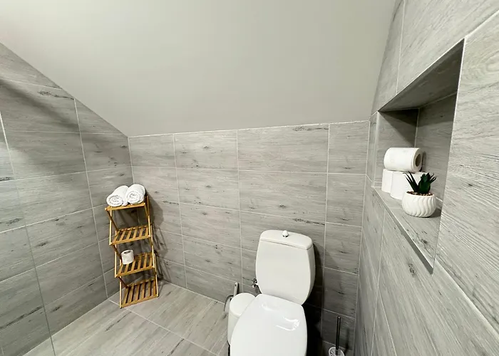 Classic Blue Studio-palanga Center, Private Bathroom No 31 Паланга