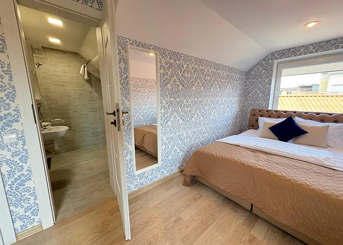 Classic Blue Studio-palanga Center, Private Bathroom No 31 Apartamento